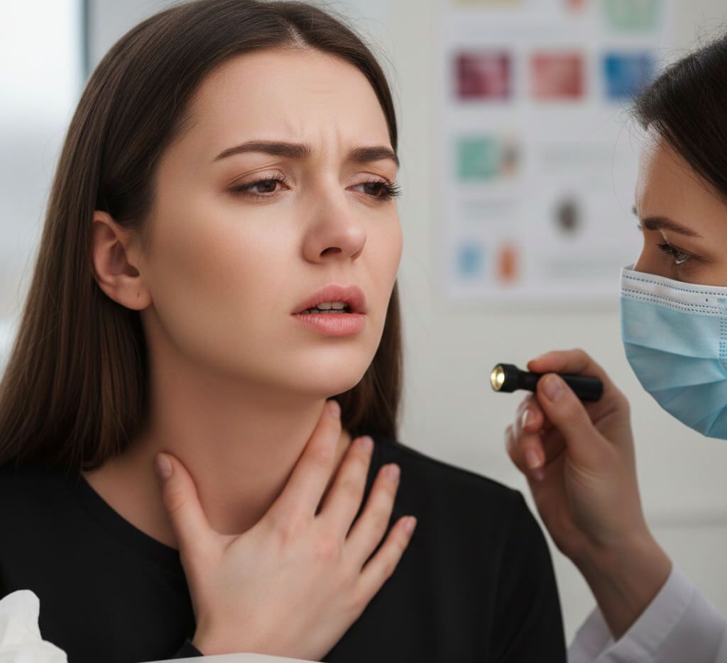 Лечить боль в&nbsp;горле