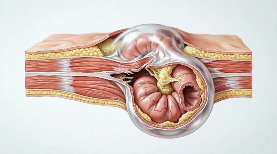 Пупочная грыжа: симптомы, причины, диагностика и лечения